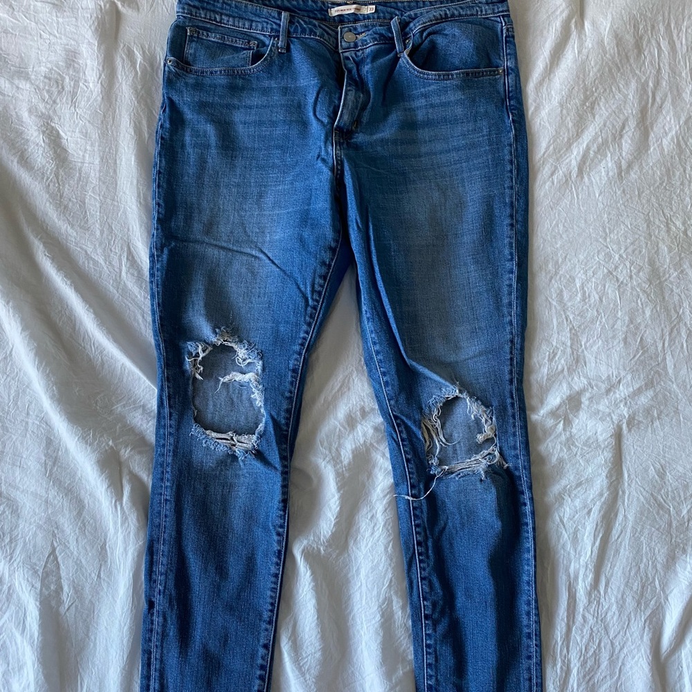 Levi Strauss Busted Knee Jeans